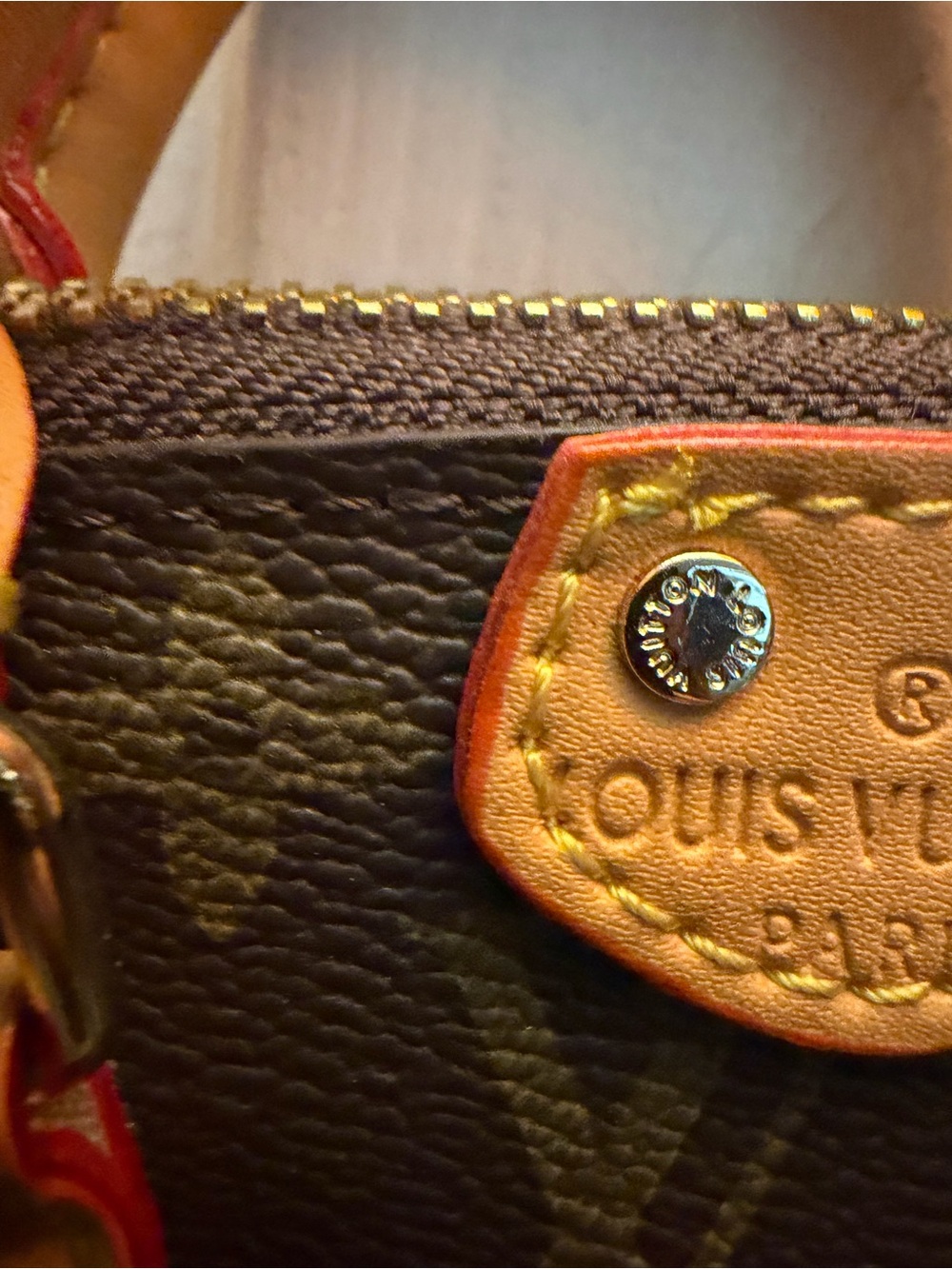 Brown Monogram crossbody bag - Picture 4 of 15
